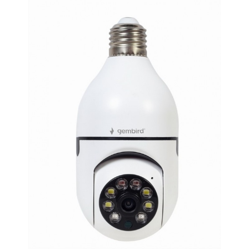 TSL-CAM-WRHD-01 - Smart rotating wifi camera, E27, 1080p